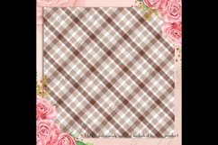 16 Seamless White and Brown Christmas Winter Digital Papers Product Image 4