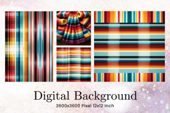 Mexican Serape Digital Paper Western Backgrounds Wallpaper16 Product Image 1