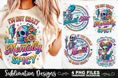 Funny Skeletons Sarcastic Retro PNG Sublimation Product Image 6