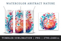 16 watercolor abstract nature the organic beauty of swirling patterns and vibrant colors in nature tapestry design wraps sublimation for customize your tumbler