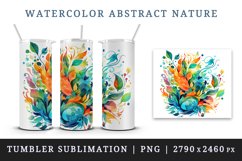16 watercolor abstract nature the organic beauty of swirling patterns and vibrant colors in nature tapestry design wraps sublimation for customize your tumbler