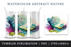 16 watercolor abstract nature the organic beauty of swirling patterns and vibrant colors in nature tapestry design wraps sublimation for customize your tumbler