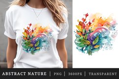 16 watercolor abstract nature the organic beauty of swirling patterns and vibrant colors in nature&#039;s tapestry sublimation print designs clipart bundle