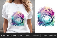 16 watercolor abstract nature the organic beauty of swirling patterns and vibrant colors in nature&#039;s tapestry sublimation print designs clipart bundle