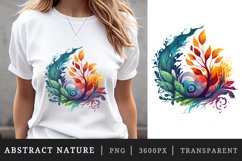 16 watercolor abstract nature the organic beauty of swirling patterns and vibrant colors in nature&#039;s tapestry sublimation print designs clipart bundle