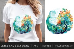 16 watercolor abstract nature the organic beauty of swirling patterns and vibrant colors in nature&#039;s tapestry sublimation print designs clipart bundle