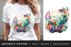 16 watercolor abstract nature the organic beauty of swirling patterns and vibrant colors in nature&#039;s tapestry sublimation print designs clipart bundle