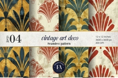 Vintage Art Deco Pattern | Retro Geometric Design Product Image 1