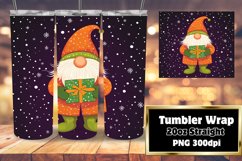 Watercolor Gnome Wrap for 20oz Festive Christmas Tumblers Product Image 1