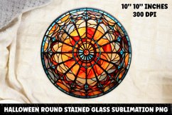 Halloween Stained Glass Sublimation PNG | Skull | Ghost Product Image 1