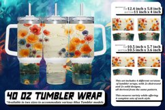 Whimsical Meadow 40oz Tumbler Sublimation Product Image 1