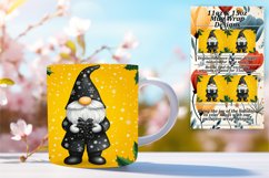 Watercolor Winter Gnome Wrap 11oz 15oz Mug Design Product Image 1