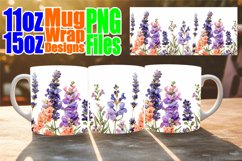 Fresh Floral Sublimation Mugs - 11oz &amp; 15oz Charm Product Image 1