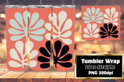 FRESH 20oz Tumbler Wrap for Personalization , Flowers Product Image 1