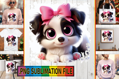 Cheerful TSHIRT Art PNG, 3D Dog Product Image 1