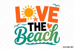 Love the Beach svg | Summer Svg | Svg Cut Files Product Image 1