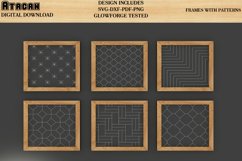 Frames Laser Set, Patterned Frame Round Square Frame Shiplap Product Image 5