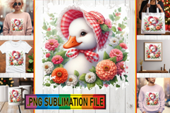 Bright TSHIRT Art PNG, Goose Product Image 1