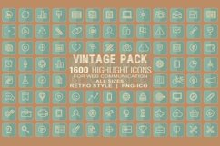 1600 Vintage Icons Pack PNG-ICO Vol.1 Product Image 2