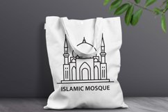 simple mosque collection line art design Product Image 3