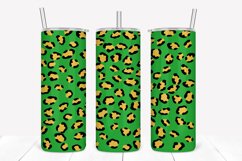 Kelly Leopard Print 20oz Skinny Tumbler Sublimation Product Image 1