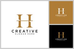 letter h logo vector design Product Image 1