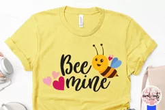 Bee Mine - Love & Valentine SVG EPS DXF PNG Product Image 3