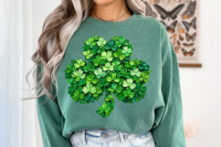 Shamrock png | Faux Painted St Patricks Day Clover Product Image 9