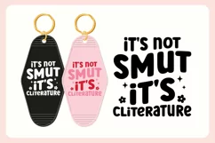 Spicy Book Lover Motel Keychain SVG - It's Cliterature Product Image 3