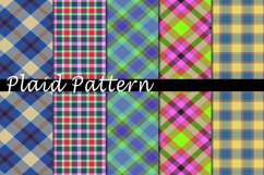 Plaid Pattern Digital Paper Bundle Product Image 1