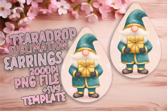 Chic Teardrop Design PNG for DIY Projects , Gnome Product Image 1