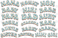 Family Mama Dad Sublimation Bundle Mother&#039;s Father&#039;s Day Set Product Image 2