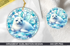 Animals Stained Glass Ornament Bundle, 30 High-Quality PNG Product Image 9