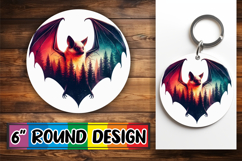 Circle of Love Keychain PNG, Animals Art Product Image 1