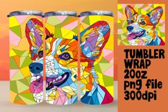 Creative Dog Wrap 20oz Sublimation Art Design Product Image 1