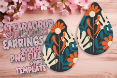 Bold Teardrop Design for Crafting , Flowers Product Image 1