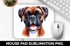 Dog Mouse Pad, Cute Animal Mouse Pad PNG, Animal Lover Gift Product Image 1