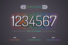 Rainbow - Editable Text Effect, Font Style Product Image 6