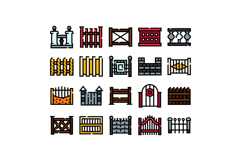 Fences and gates illustrating boundary home privacy security Product Image 1