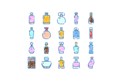 Perfume bottles collection showing beauty and fragrance Product Image 1