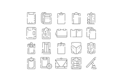 Clipboards file management and document organization icons Product Image 1