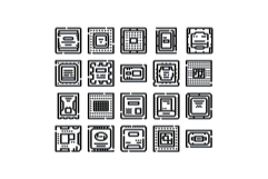 Computer processor microchip central processing unit technology Product Image 1