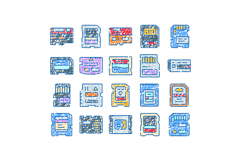 Various memory cards for storing digital data Product Image 1