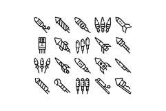 Fireworks rockets celebrating holidays and festive events Product Image 1
