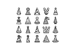 Party hats celebrating festive holiday events and birthdays Product Image 1