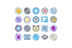 Hand drawing doodle kitchenware and decorative items collect Product Image 1