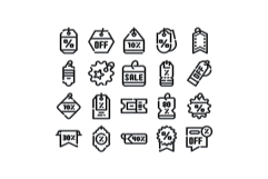 Retail discount and sale tags collection Product Image 1