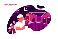 Sahur Ramadhan - Vector Illustration Product Image 1