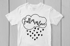 Falling In Love - Love SVG EPS DXF PNG Cutting Files Product Image 2