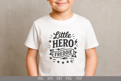 Little Hero Freddie - SVG Personalized Name Design for Gifts Product Image 2